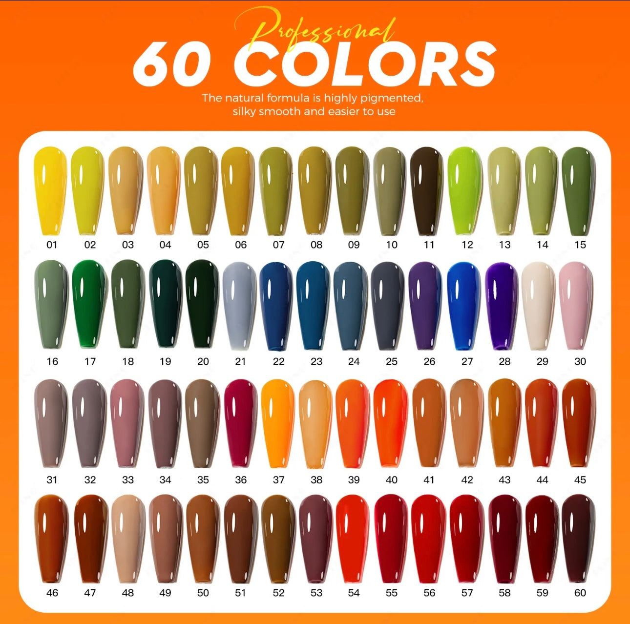 Fall Gel collection 60 polishes